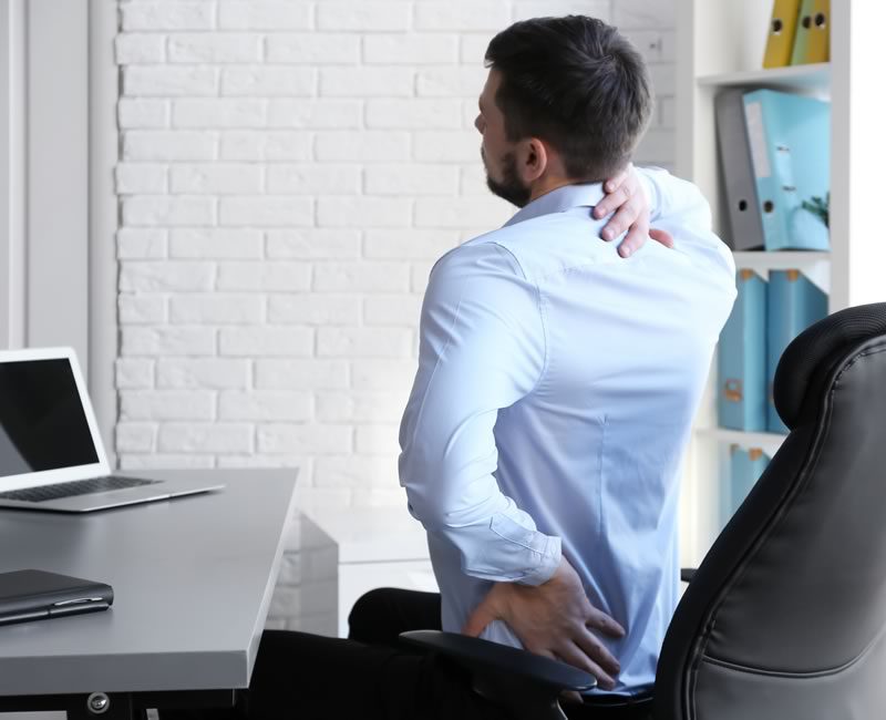 poor posture causing back and neck pain