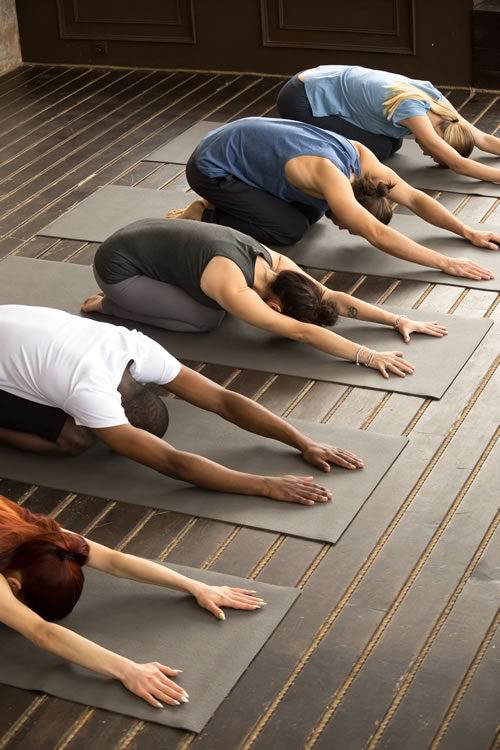 Yoga Child Pose for poor posture